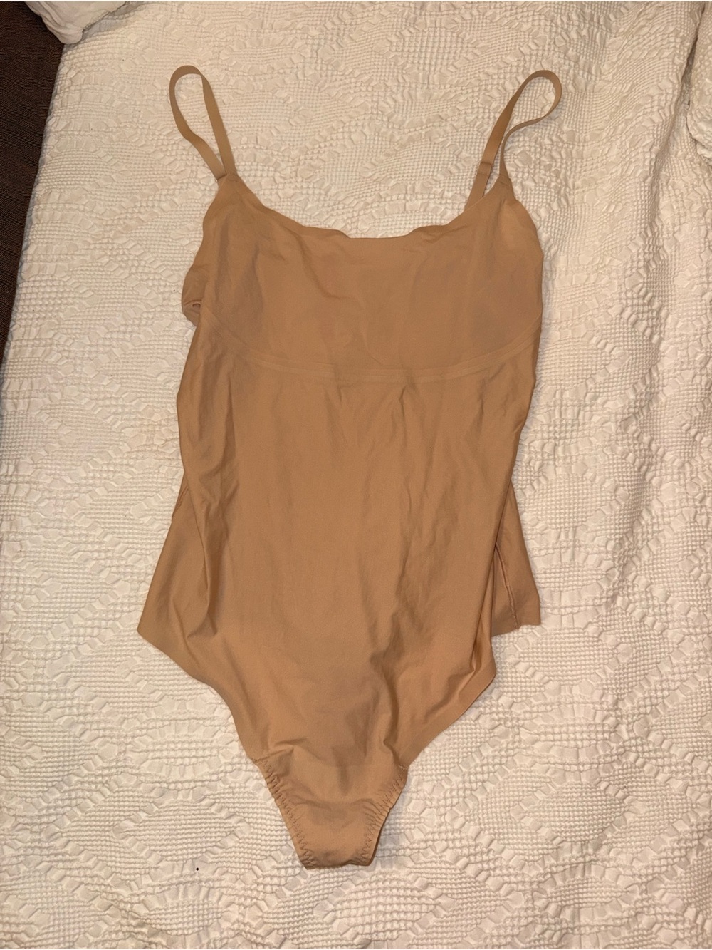 Spanx Sculpting Nude Tan Bodysuit